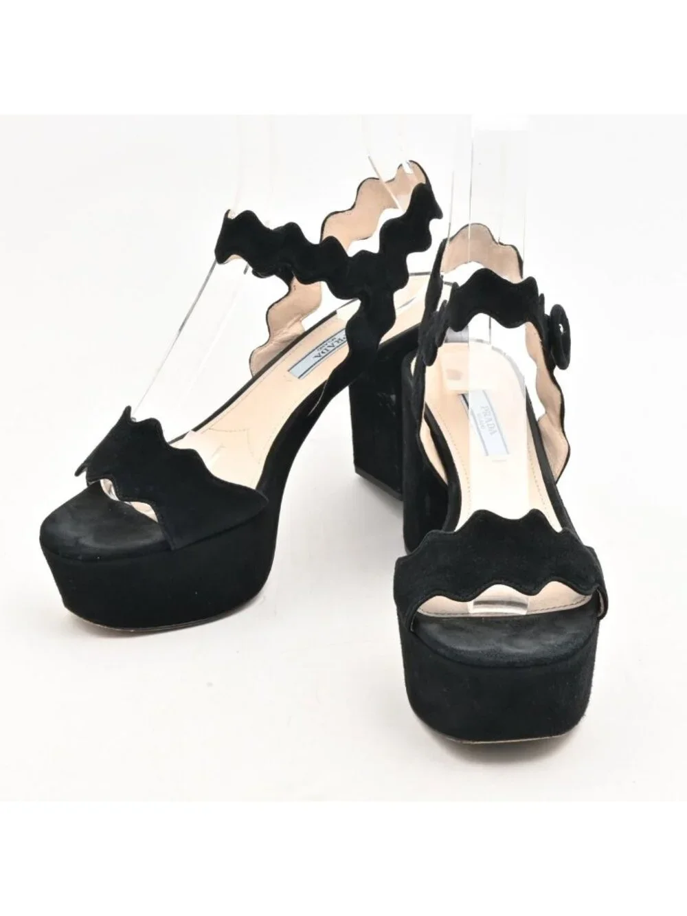 Prada Sandals Black Platforms
